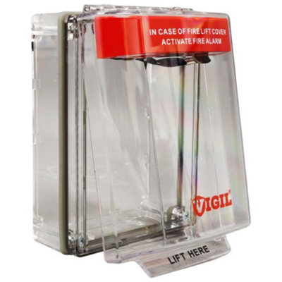 VIGIL CALL POINT COVER WITH 104 DB ALARM - FOR PREVENTING FALSE ALARMS ...
