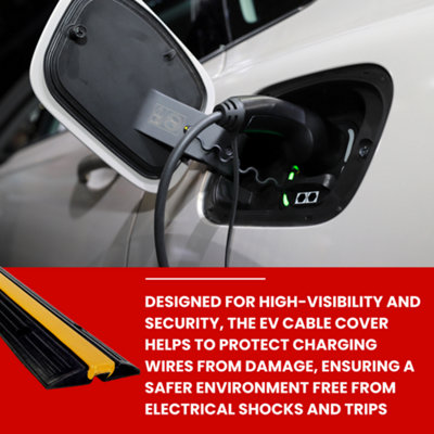 Vigil EV Charger Cable Cover - 1 Channel External Cable Guard - 1 Metre