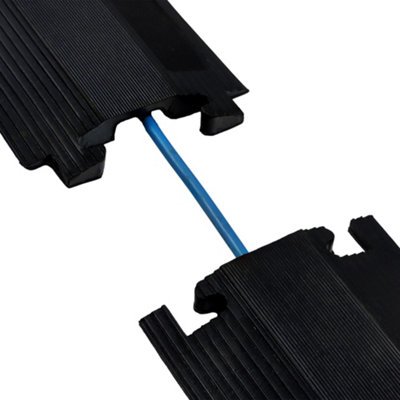 Vigil Floor Cable Protector Ramp - Single Channel - 1030mm