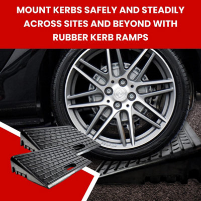 Vigil Kerb Ramp (2 Pack) - For Easy Vehicle & Equipment Access - 100mm ...