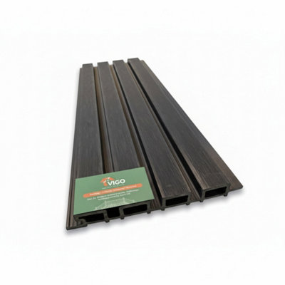 Vigo Home Black Fluted Wall Cladding Panels Gen2 x 20 Panels Covers ...