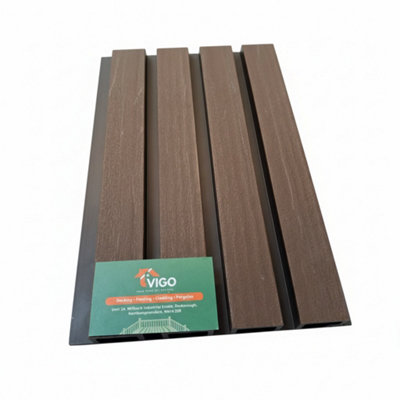 Vigo Home Coffee Fluted Wall Cladding Panels Gen1 x 20 Panels Covers ...