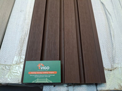 Vigo Home Coffee Fluted Wall Cladding Panels Gen2 20 Pack Covers Approx ...