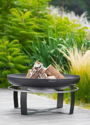 Viking Fire Bowl - Steel - L100 x W100 x H37 cm - Black - 4