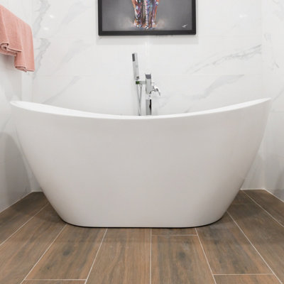 Viktor Benson Arabica 1500mm Freestanding Bath - Black Price Comparisons | Compare The Build