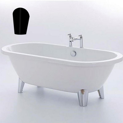 Viktor Benson Arc Flat Top Freestanding Bath with Modern Black Feet Price Comparisons | Compare The Build