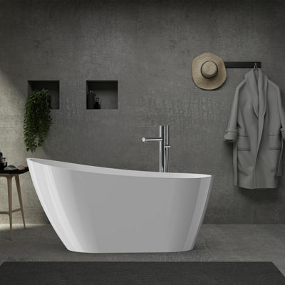 Viktor Benson Cali Modern Freestanding Slipper Bath