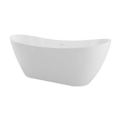 Viktor Benson Taha 1700 x 730mm Freestanding Bath - Matt White