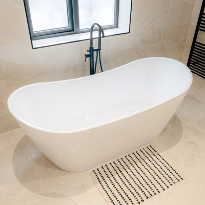 Viktor Benson Taha 1800 x 800 Freestanding Double Ended Bath