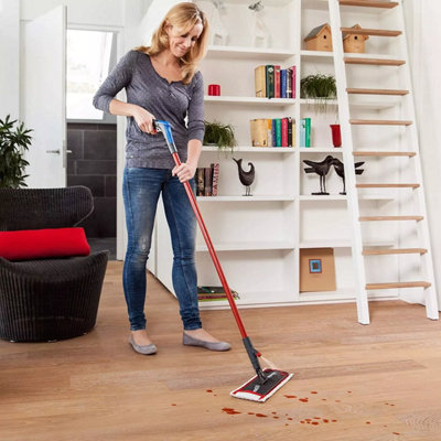 Vileda 1-2 Microfibre Multi Purposes Flat Floor Power Spray Mop - 6