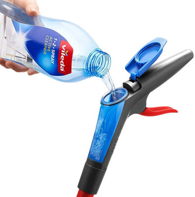 Vileda 1-2 Microfibre Power Spray Mop & Extra Head - 4