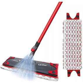 Vileda 1/2 Microfibre Power Spray Mop & Replacement Household Extra Pad Head
