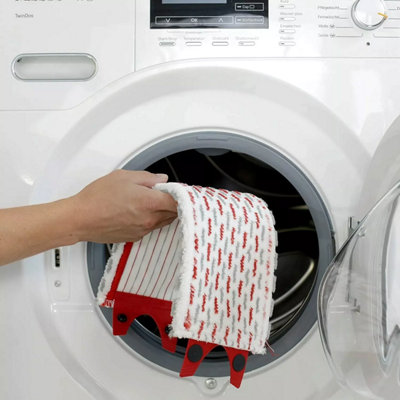 Vileda 1/2 Microfibre Power Spray Mop & Replacement Household Extra Pad Head - 5