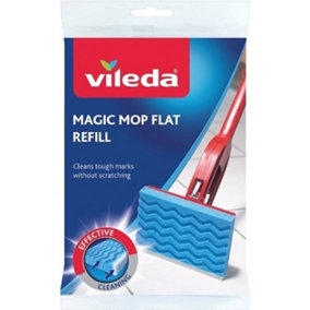 Vileda Magic Flat Mop Refill Blue/White (One Size)