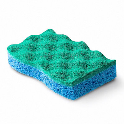 Vileda Scrunge Multi Use No-Scratch Scrub Sponge 3PC (Pack of 8) - 3