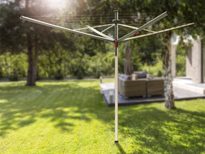 Vileda Sun Rise Compact Outdoor Rotary Clothes Dryer 50 Meter Washing Line