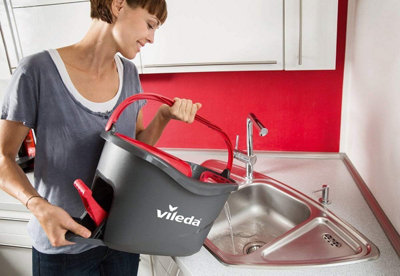 Vileda Turbo 2 in 1 Microfibre Mop & Bucket Set - 3