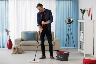 Vileda Turbo 2 in 1 Microfibre Mop & Bucket Set - 6