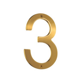 VILLA - House Number 3 in Brushed Brass