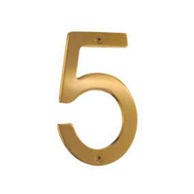 VILLA - House Number 5 in Brushed Brass