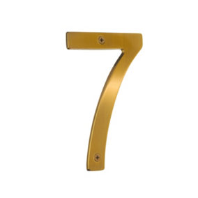 VILLA - House Number 7 in Brushed Brass