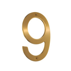 VILLA - House Number 9 in Brushed Brass
