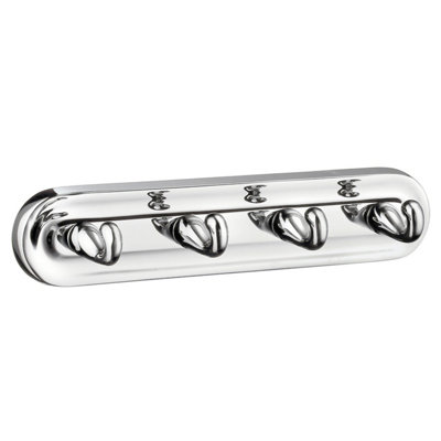 VILLA - Quadruple Hook in Polished Chrome