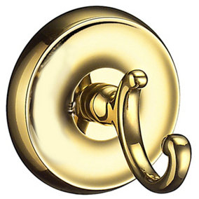 VILLA - Towel Hook in Polished Brass