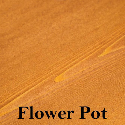 Village Green Ready To Use Wood Stain - Water Based, Eco Friendly, Premium Quality (Flower Pot, 50ml)