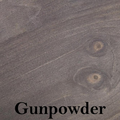 Village Green Ready To Use Wood Stain - Water Based, Eco Friendly, Premium Quality (Gunpowder, 250ml)