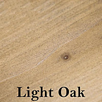 Village Green Ready To Use Wood Stain - Water Based, Eco Friendly, Premium Quality (Light Oak, 1L)