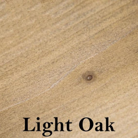 Village Green Ready To Use Wood Stain - Water Based, Eco Friendly, Premium Quality (Light Oak, 1L)