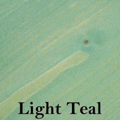 Village Green Ready To Use Wood Stain - Water Based, Eco Friendly, Premium Quality (Light Teal, 1L)