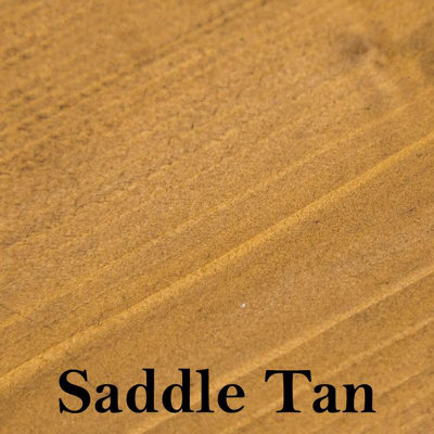 Village Green Ready To Use Wood Stain - Water Based, Eco Friendly, Premium Quality (Saddle Tan, 5L)