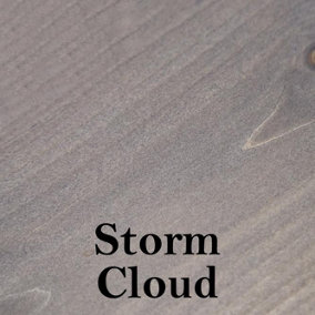 Village Green Ready To Use Wood Stain - Water Based, Eco Friendly, Premium Quality (Storm Cloud, 250ml)