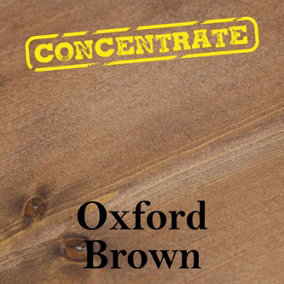 Village Green Wood Stain Concentrate - Water Based, Eco Friendly, Premium Quality (Oxford Brown, 5L)
