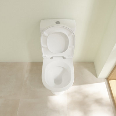 Villeroy and Boch O.Novo Combi Pack Close Coupled Open Back Toilet Pack - 6