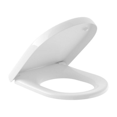 Villeroy & Boch Architectura Round Soft Close Replacement Toilet Seat, White Alpin