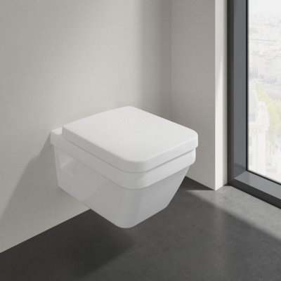 Villeroy & Boch Architectura Square Soft Close Replacement Toilet Seat, White Alpin Price Comparisons | Compare The Build