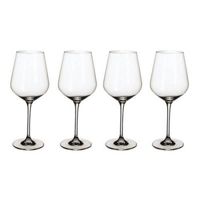 Villeroy & Boch La Divina Set of 4 Burgundy Wine Goblets