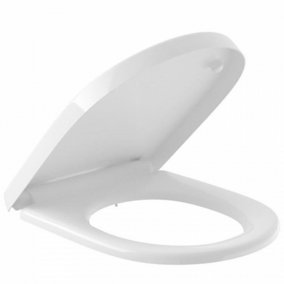 Villeroy & Boch O.novo Compact Soft Close Replacement Toilet Seat, White Alpin