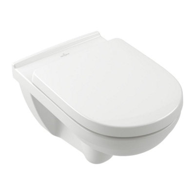Villeroy & Boch O.novo Soft Close Replacement Toilet Seat, White Alpin