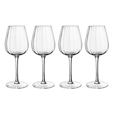 Villeroy & Boch Rose Garden Set of 4 White Wine Goblets