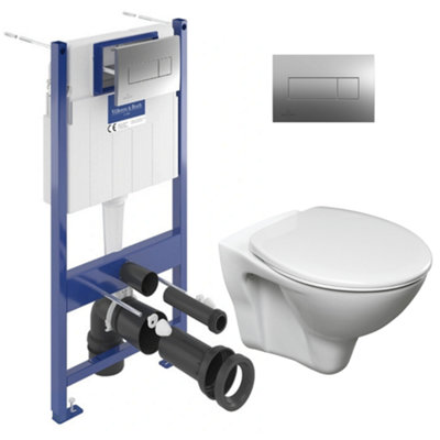 フィヨ　セレニティ Villeroy & Boch Toilet set Viconnect Frame + Cersanit S-line Pro