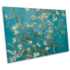Vincent van Gogh Almond Blossom CANVAS WALL ART Print Picture (H)30cm x (W)46cm
