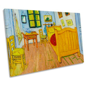 Vincent van Gogh's Bedroom in Arles CANVAS WALL ART Print Picture (H)30cm x (W)46cm
