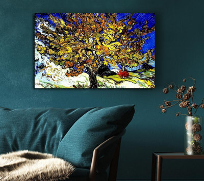 Vincent Van Gogh The Mulberry Tree Canvas Print Wall Art - Medium