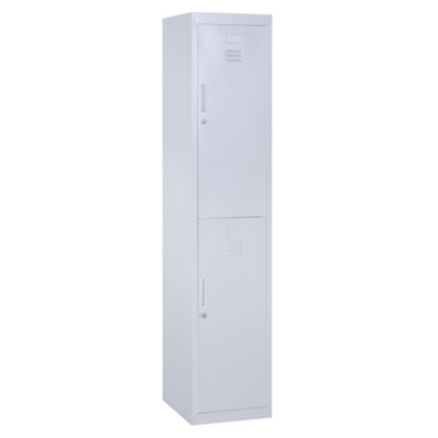 Vinsetto 1.8m Locker Office Cabinet Storage Cold Rolled Steel w/ Storage Shelves