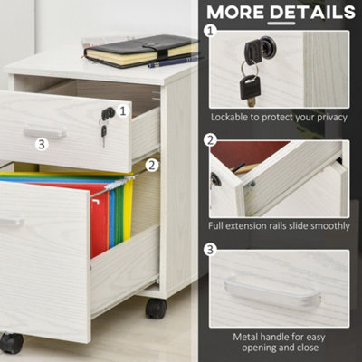 2 drawer metal file deals cabinet with lock