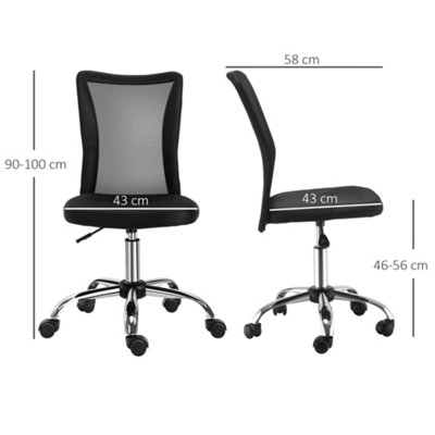 Birklee armless best sale task chair